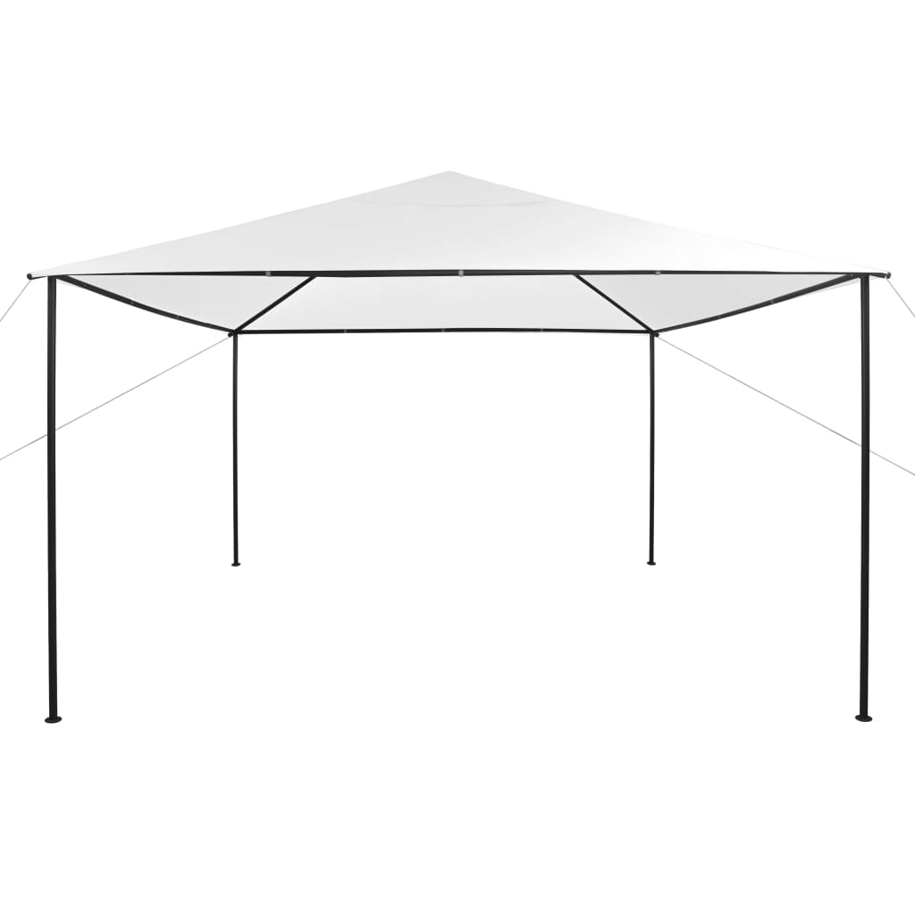 Gazebo da Giardino 4x4x3 m Bianco 180 g/m²