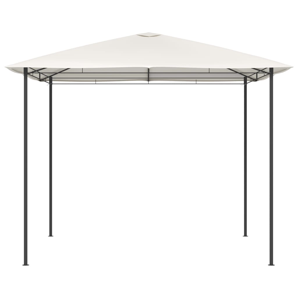 Gazebo 3x3x2,6 m Crema 160 g/m²