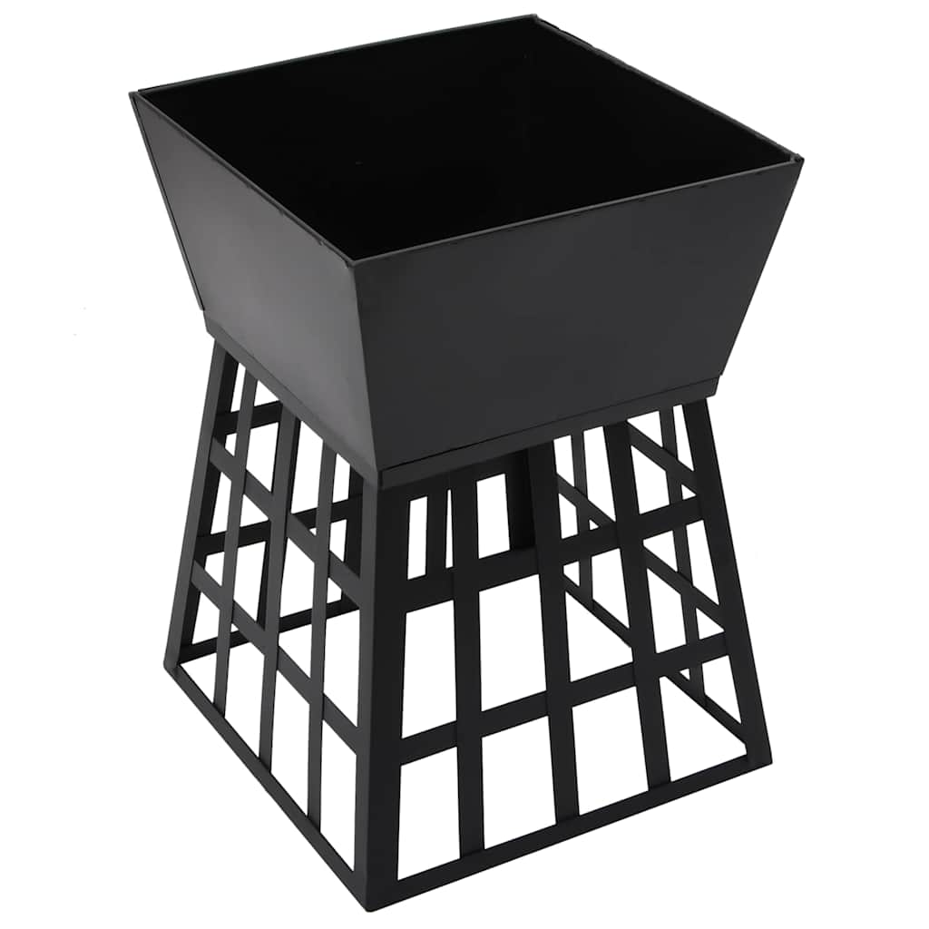 Braciere e Barbecue 2 in 1 34x34x48 cm in Acciaio