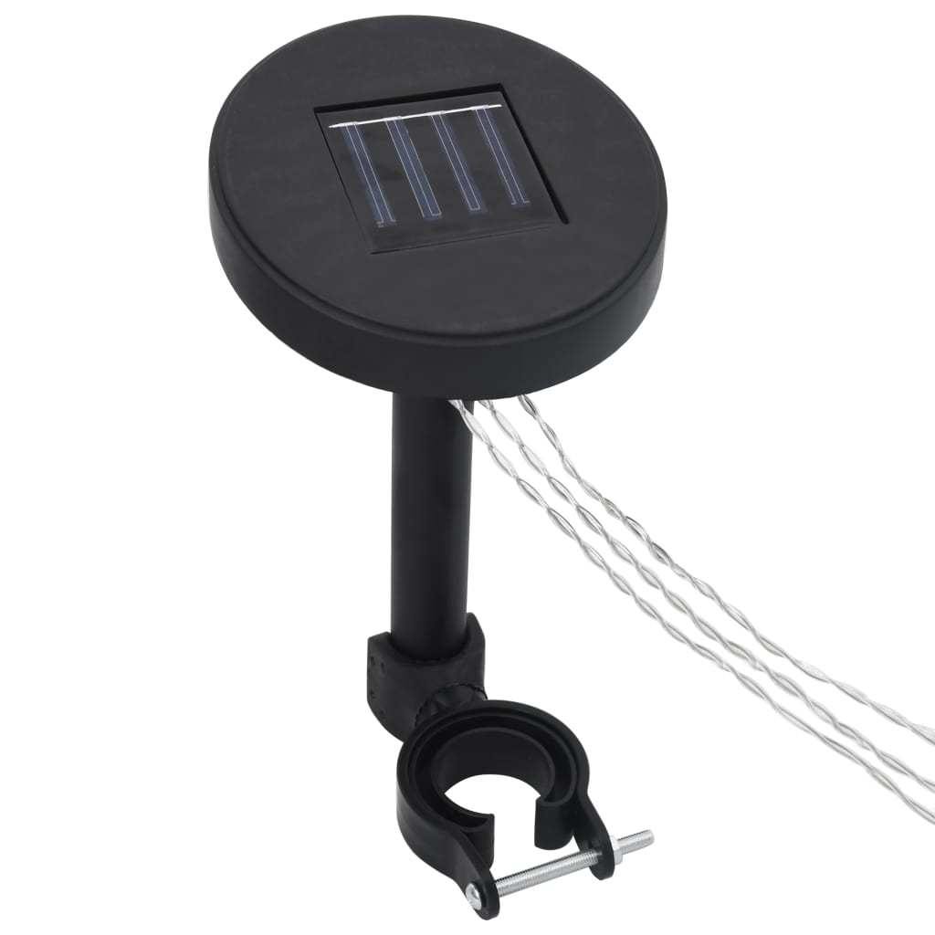Gazebo con Tende e Stringa di Luci LED 4x3 m Antracite