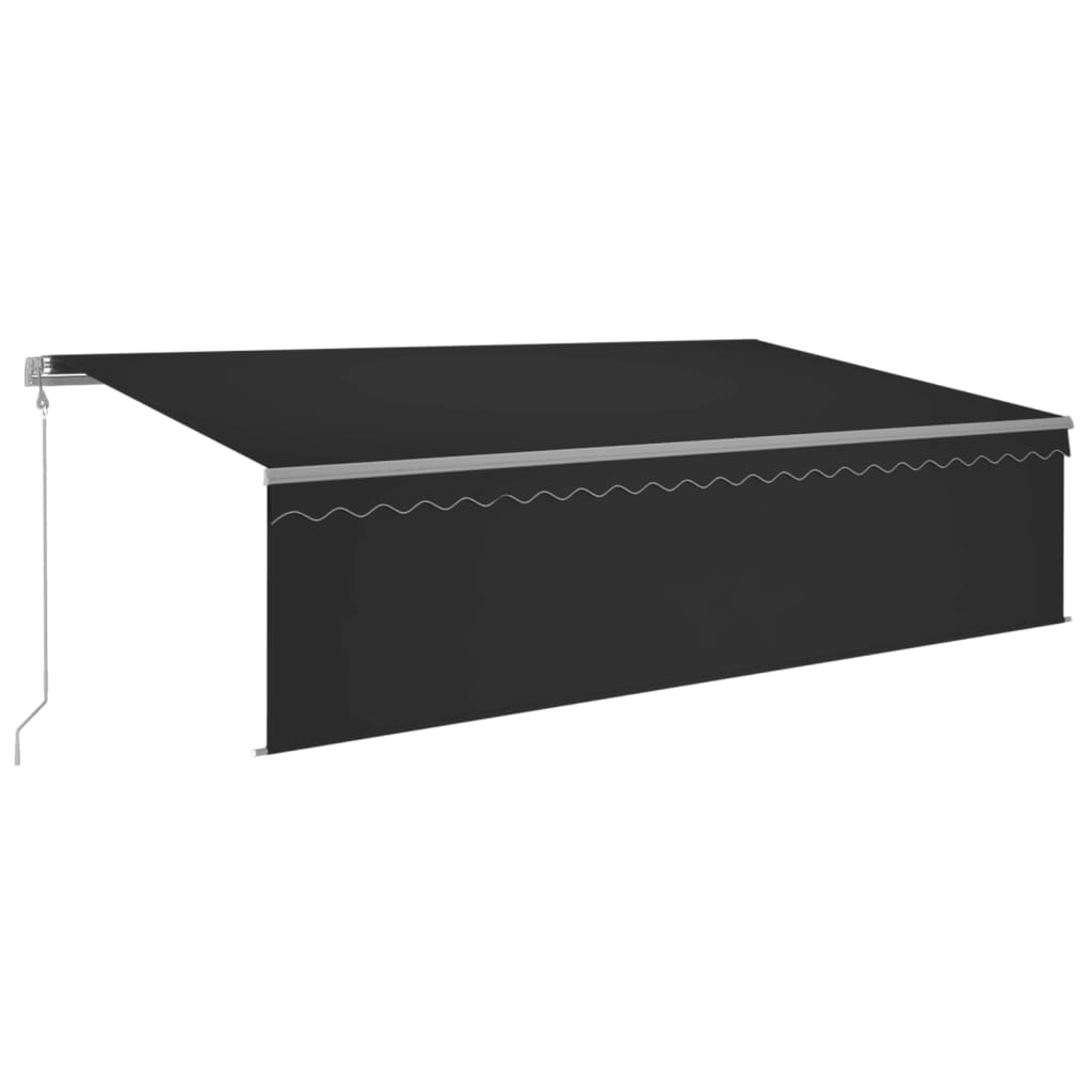 Tenda Automatica con Parasole Sensore Vento e LED 5x3 Antracite