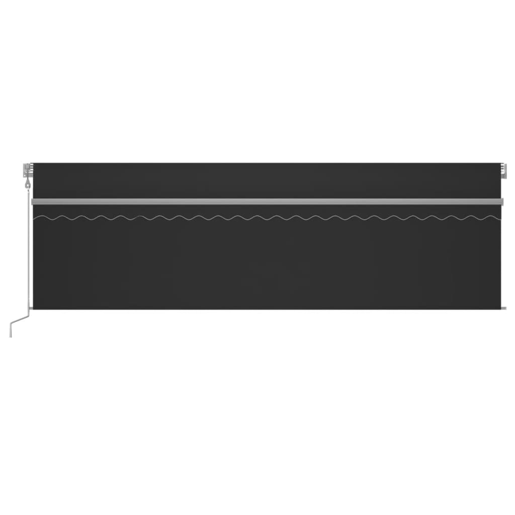 Tenda Automatica con Parasole Sensore Vento e LED 5x3 Antracite