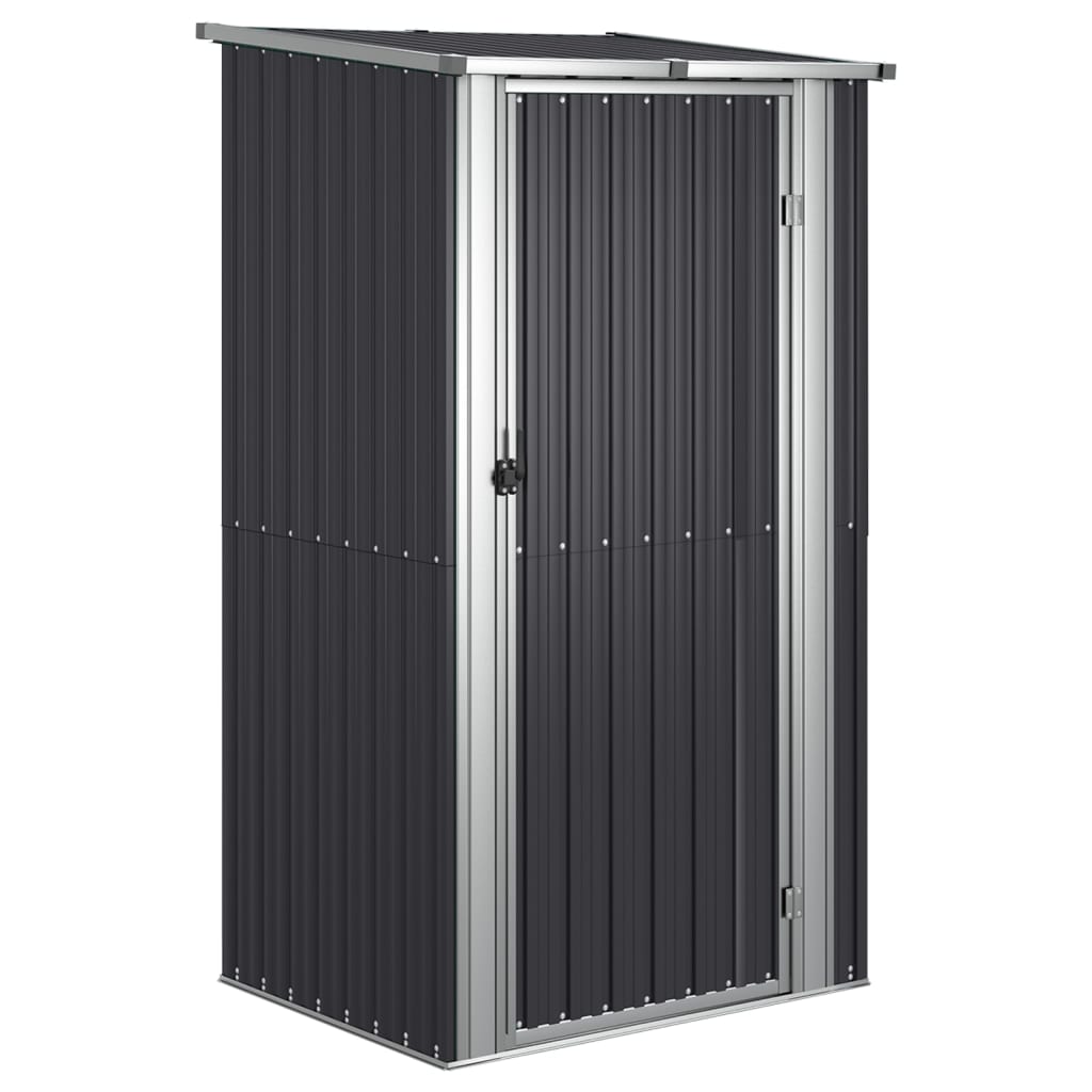 Capanno da Giardino Antracite 118,5x97x209,5 cm Acciaio Zincato