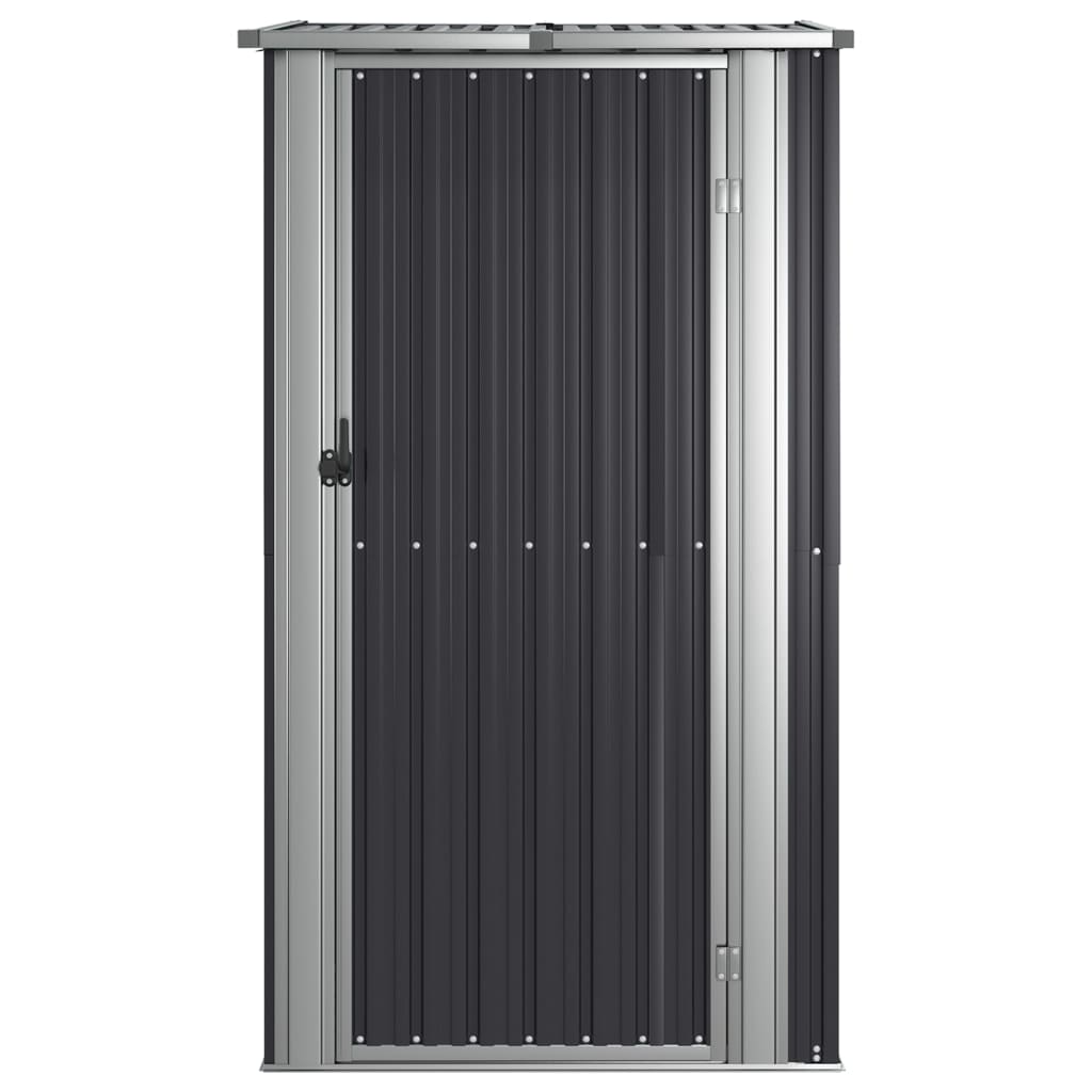 Capanno da Giardino Antracite 118,5x97x209,5 cm Acciaio Zincato