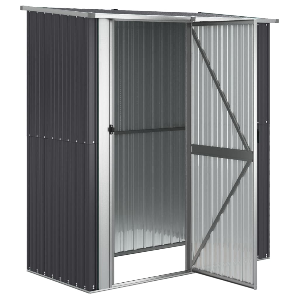 Capanno Biciclette Antracite 180,5x97x209,5 cm Acciaio Zincato