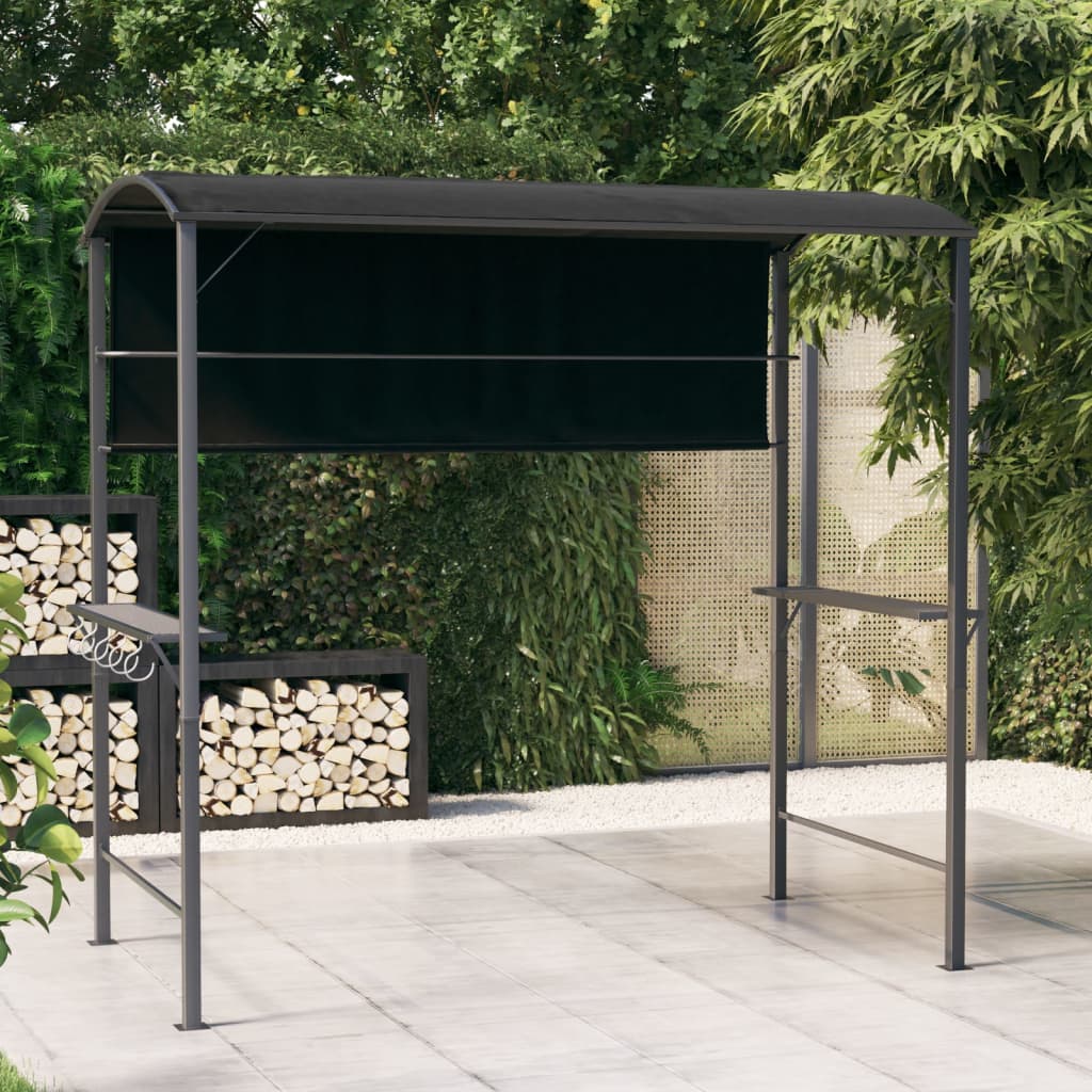 Gazebo con Tetto 220x110x200 cm Antracite