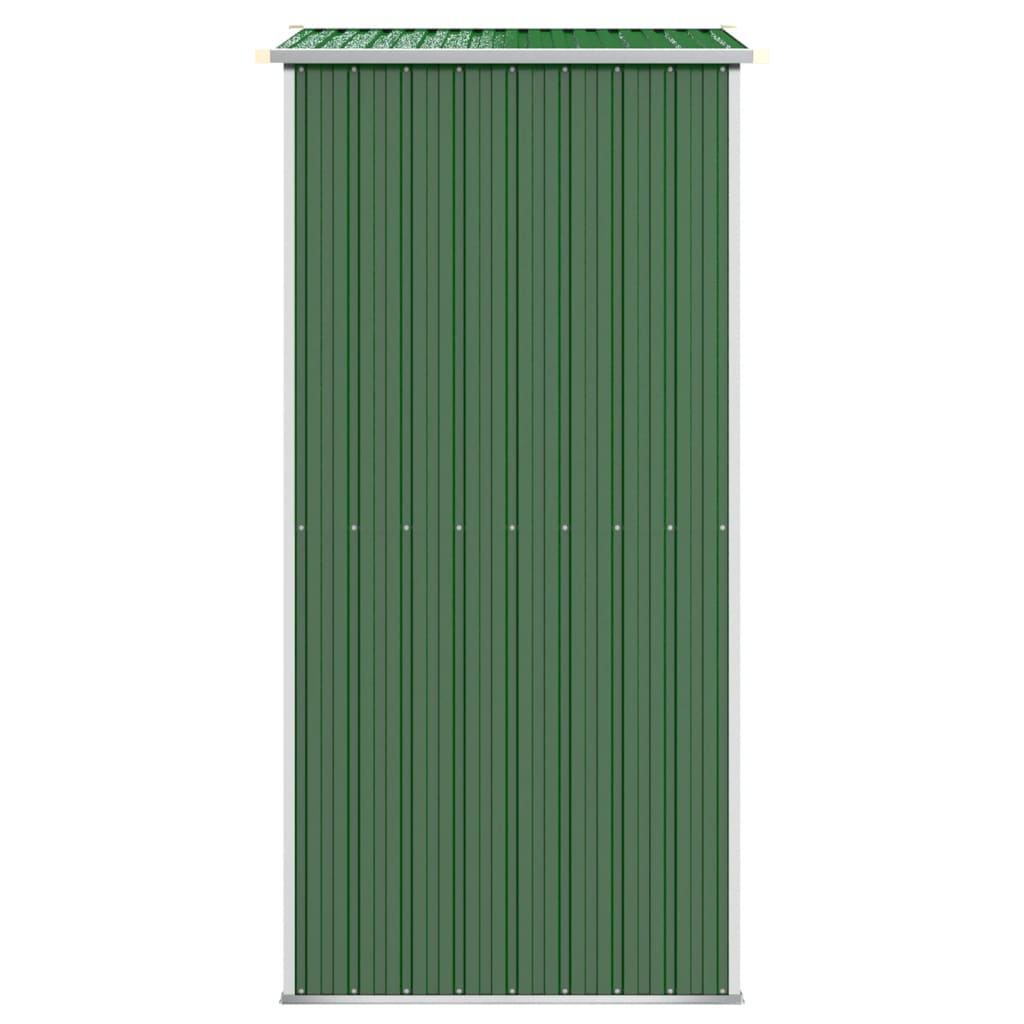 Capanno da Giardino Verde 192x108x223 cm in Acciaio Zincato