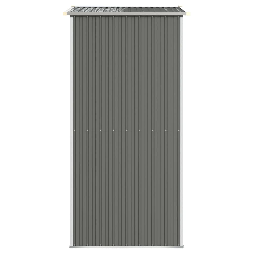 Capanno da Giardino Grigio Chiaro 192x108x223cm Acciaio Zincato