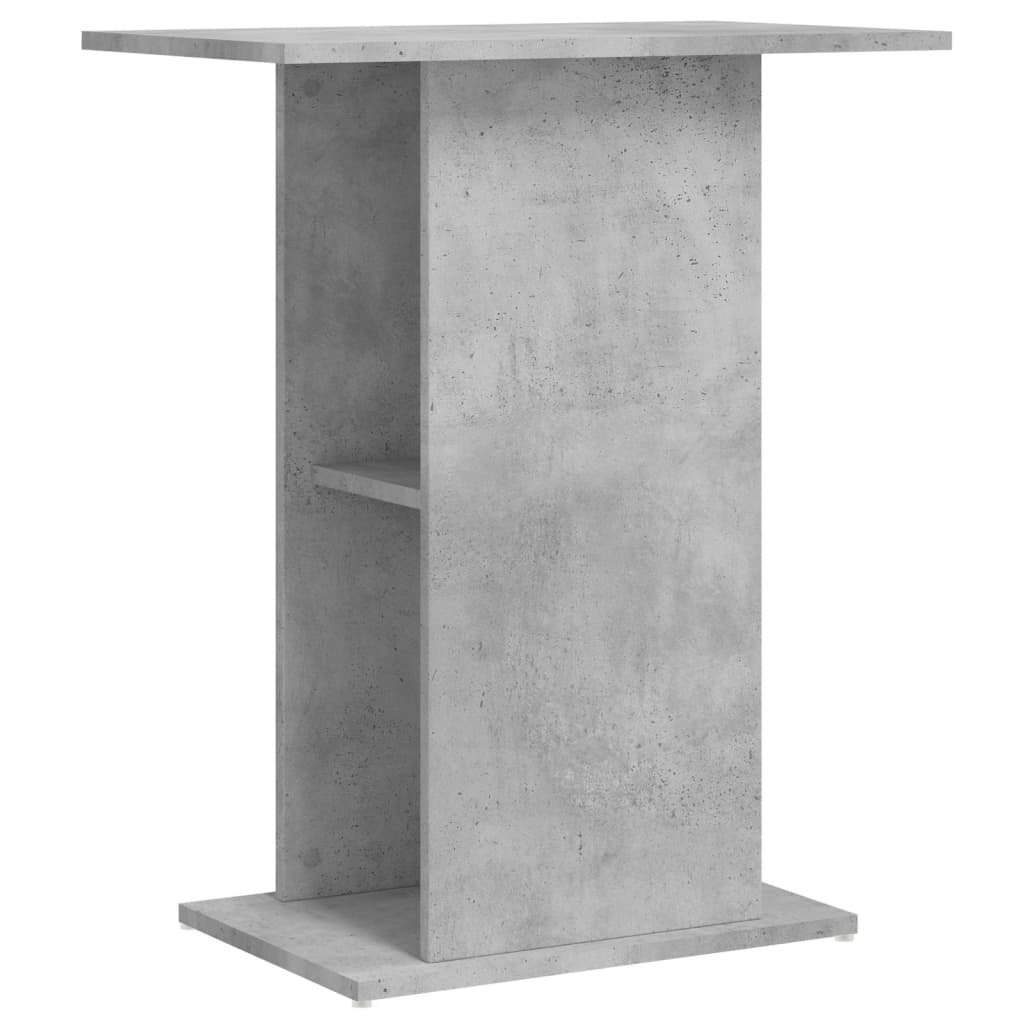 Supporto per Acquario 60,5x36x72,5cm Multistrato Grigio Cemento