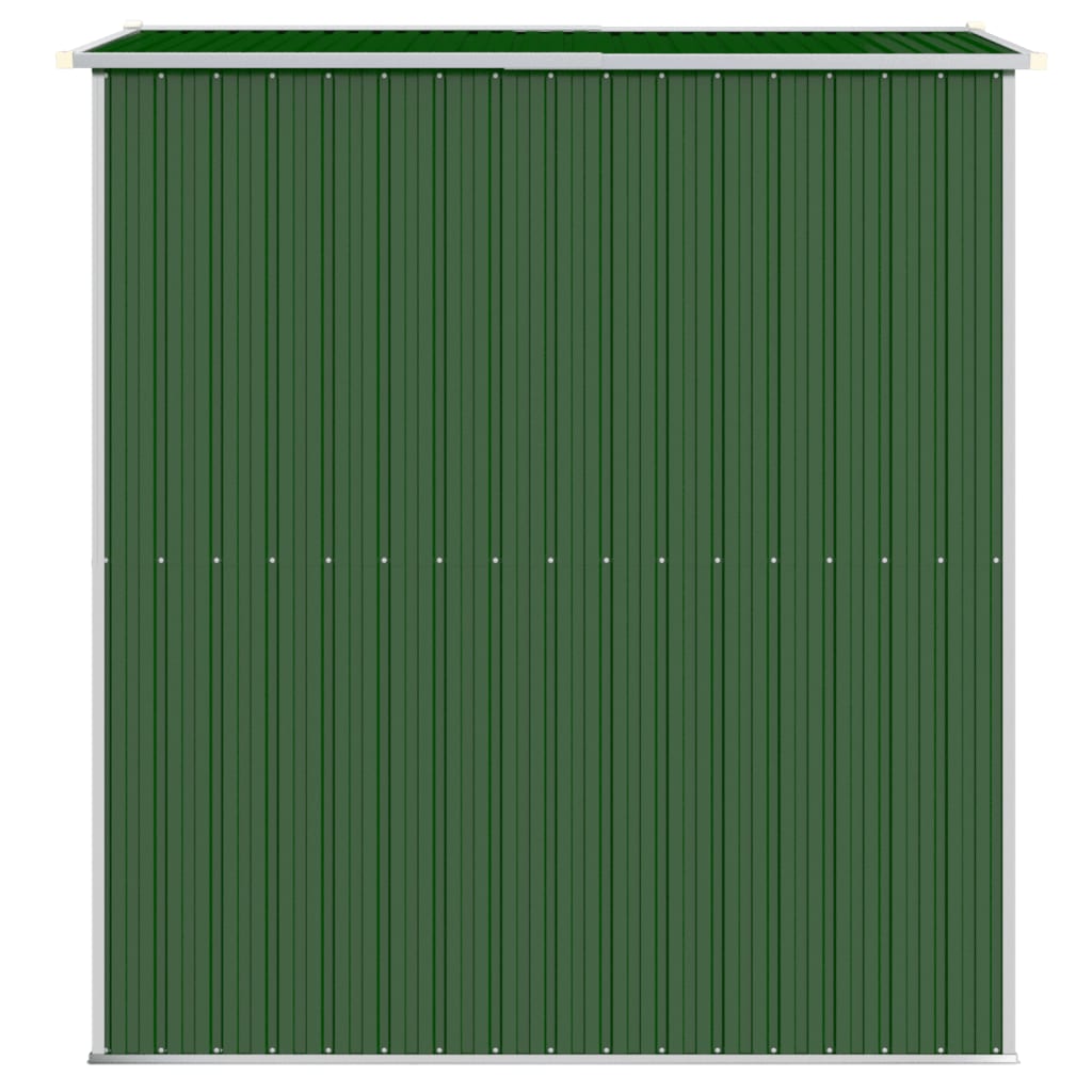 Capanno da Giardino Verde 192x191x223cm Acciaio Zincato