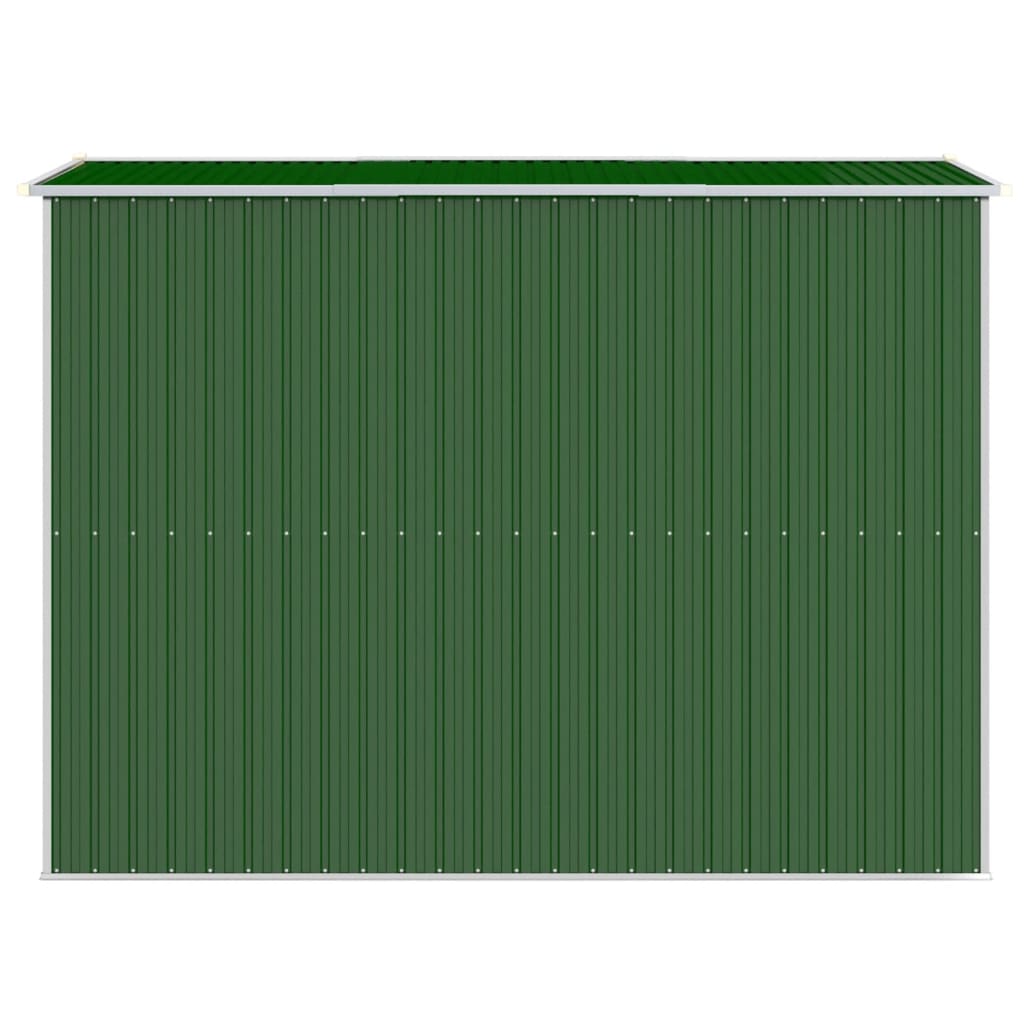 Capanno da Giardino Verde 192x274x223 cm Acciaio Zincato