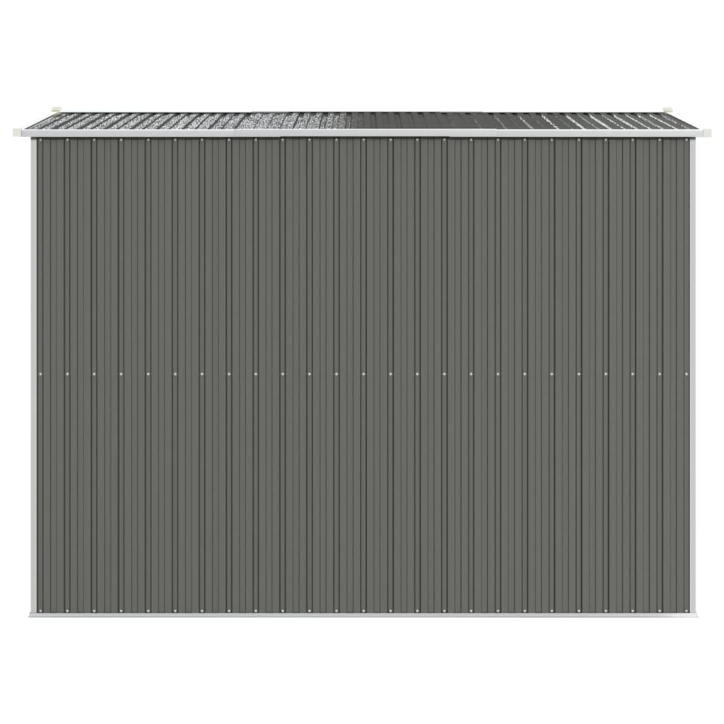 Capanno da Giardino Grigio Chiaro 192x274x223cm Acciaio Zincato