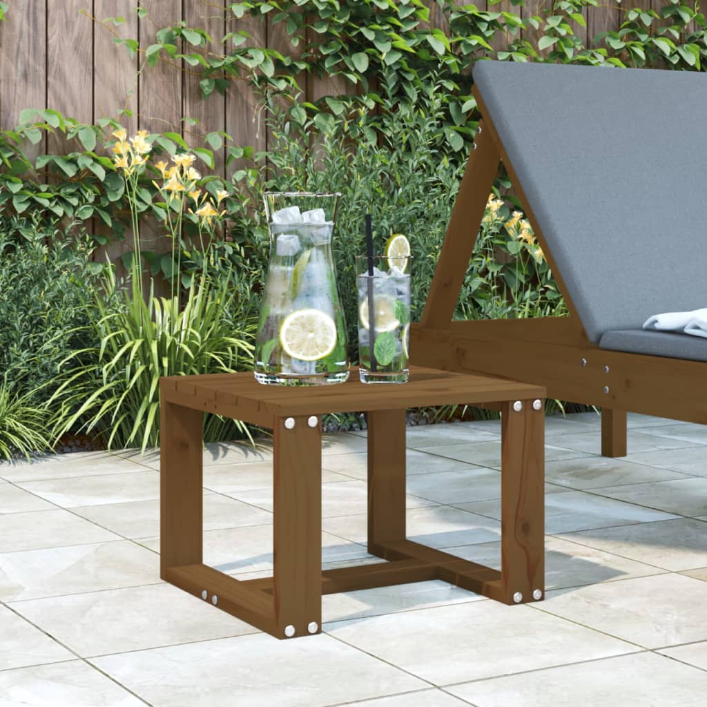 Tavolino da Giardino Ambra 40x38x28,5 cm Legno Massello Pino