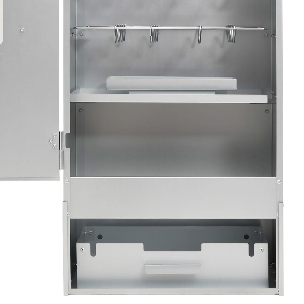 Forno Affumicatore Trucioli Legno 44,5x29x110cm in Acciaio Inox