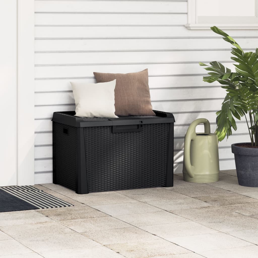 Baule da Giardino Antracite 125 L in PP
