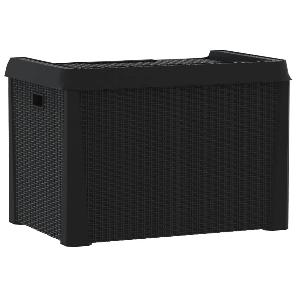 Baule da Giardino Antracite 125 L in PP