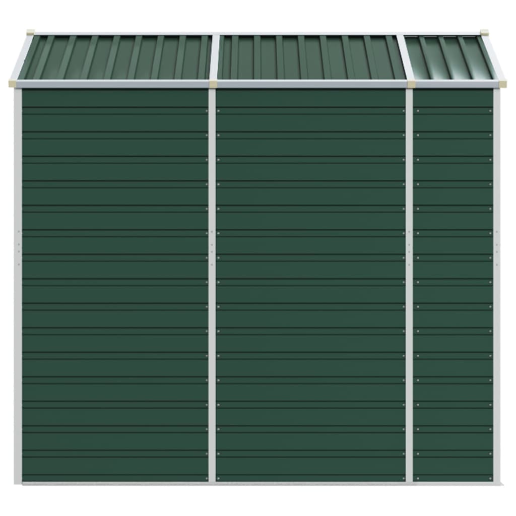 Capanno da Giardino Verde 191x215x198 cm in Acciaio Zincato