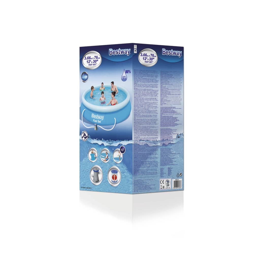 Set Piscina Fast Set 366x76 cm 57274