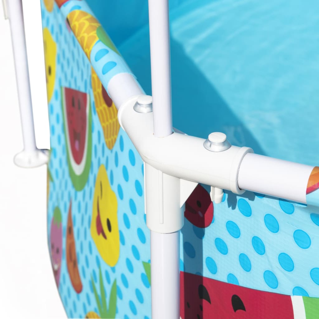 Piscina Fuori Terra per Bambini Steel Pro Anti UV 244x51 cm