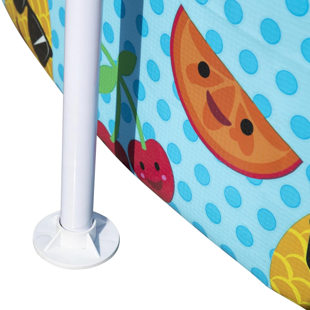 Piscina Fuori Terra per Bambini Steel Pro Anti UV 244x51 cm