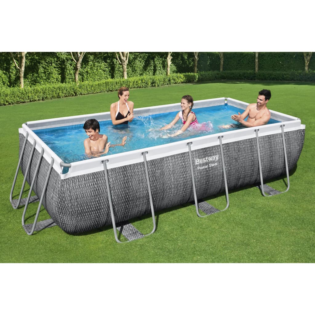 Set Piscina Power Steel 404x201x100 cm