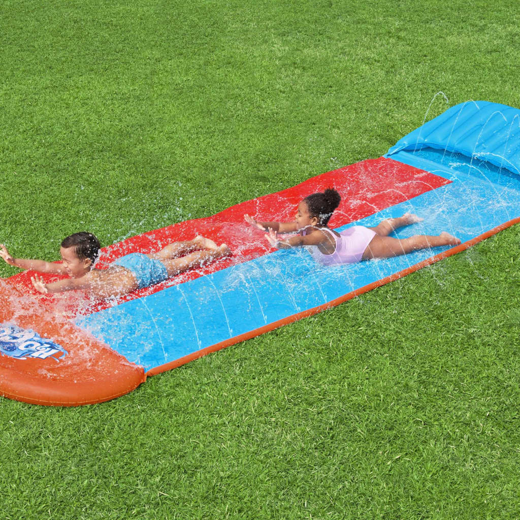 H2OGO Doppio Scivolo d'Acqua Tsunami Splash Ramp