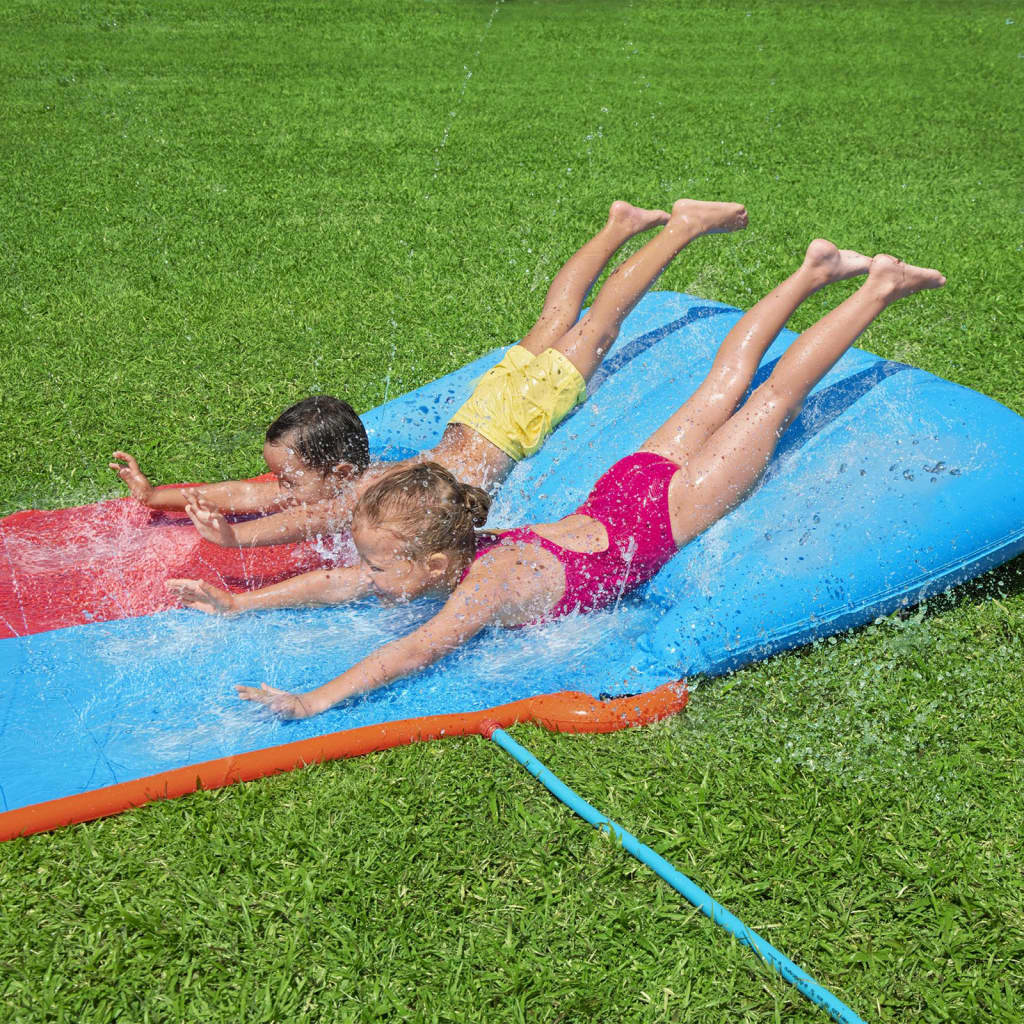 H2OGO Doppio Scivolo d'Acqua Tsunami Splash Ramp