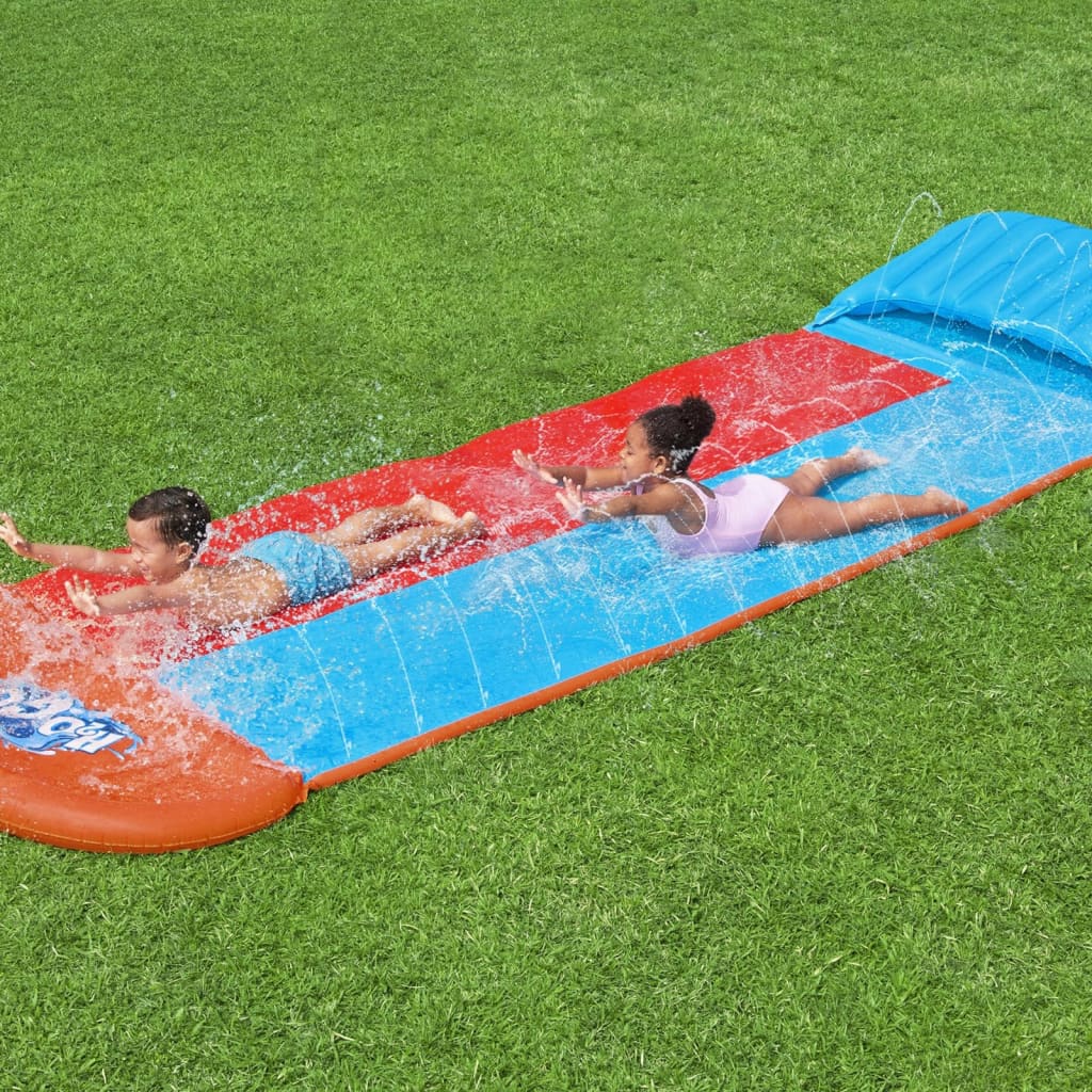 H2OGO Doppio Scivolo d'Acqua Tsunami Splash Ramp