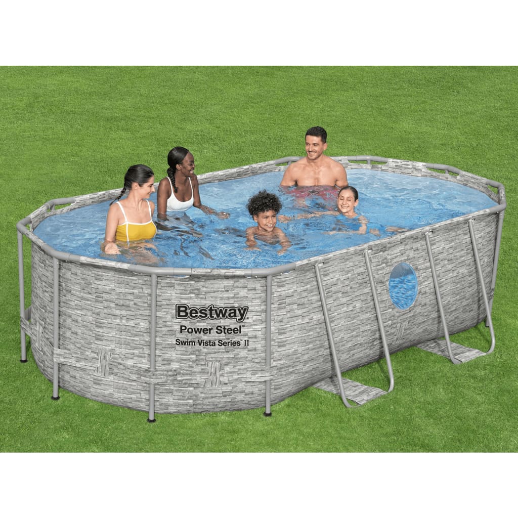 Set Piscina Power Steel 427x250x100 cm
