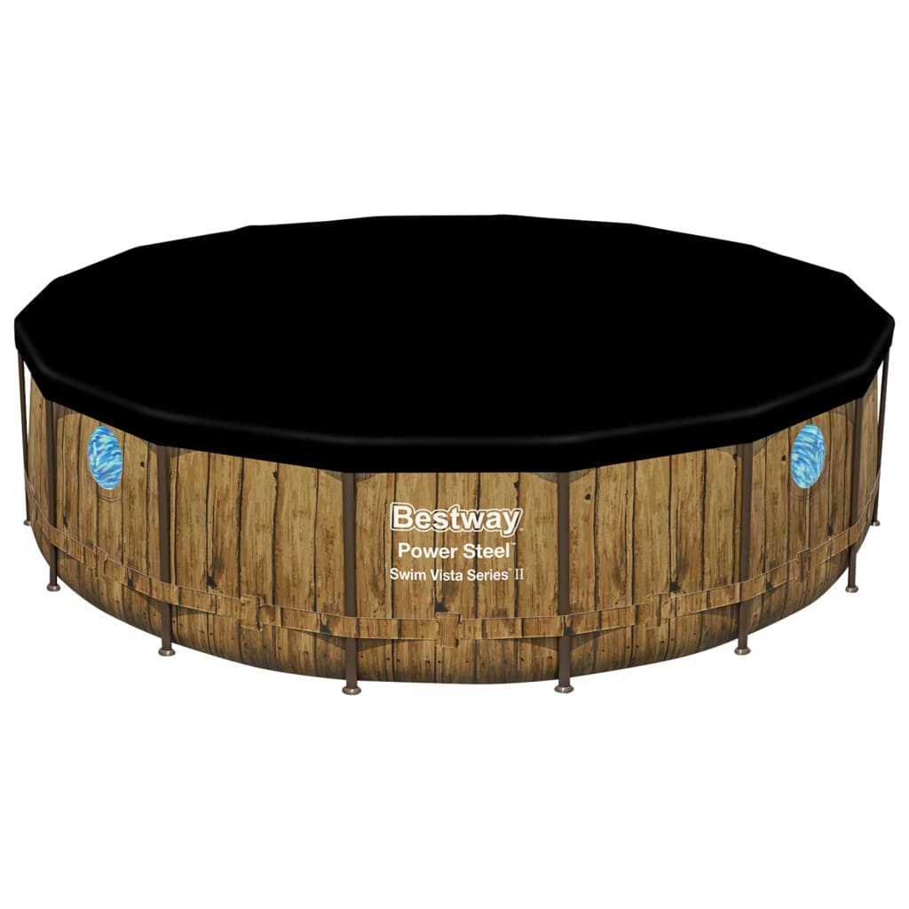 Set Piscina Power Steel 488x122 cm
