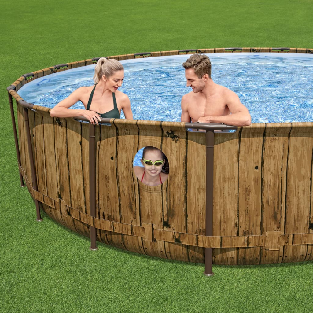 Set Piscina Power Steel 549x122 cm