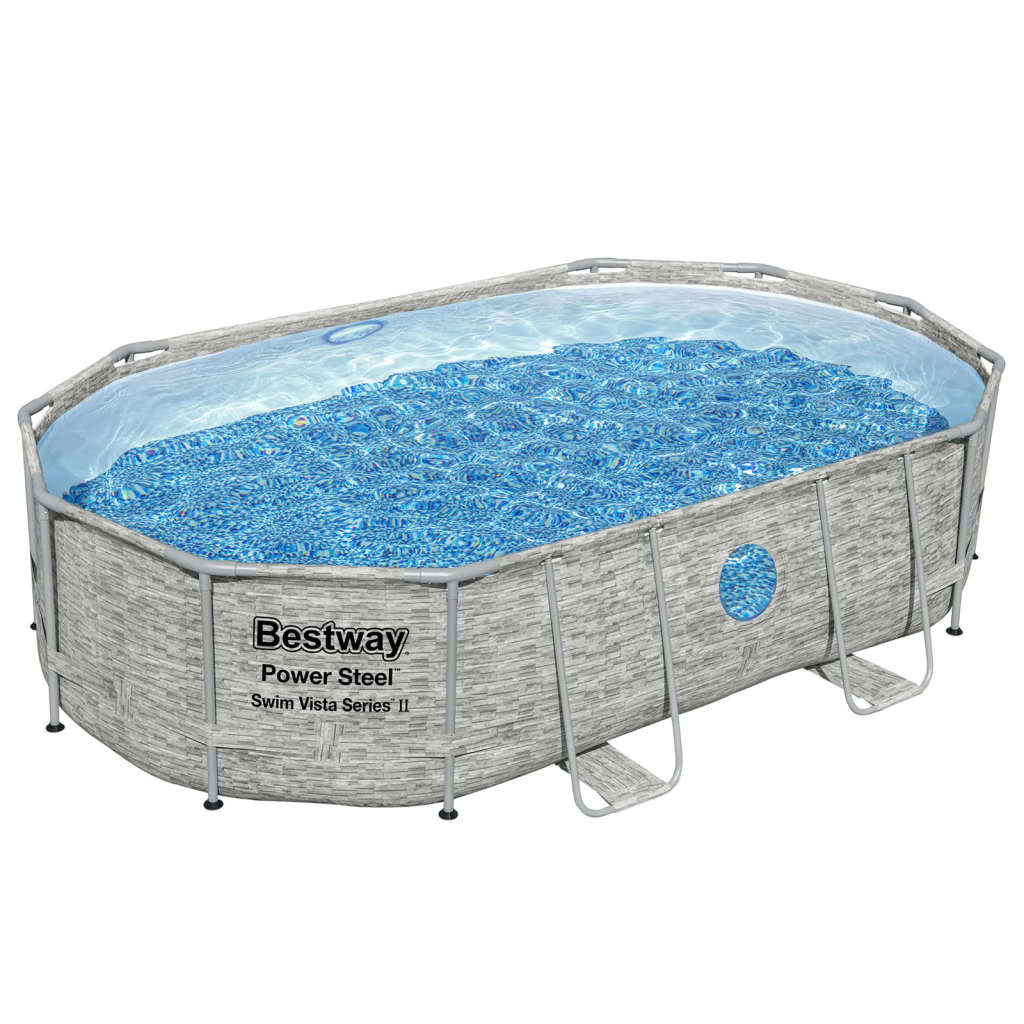 Set Piscina Power Steel 488x305x107 cm