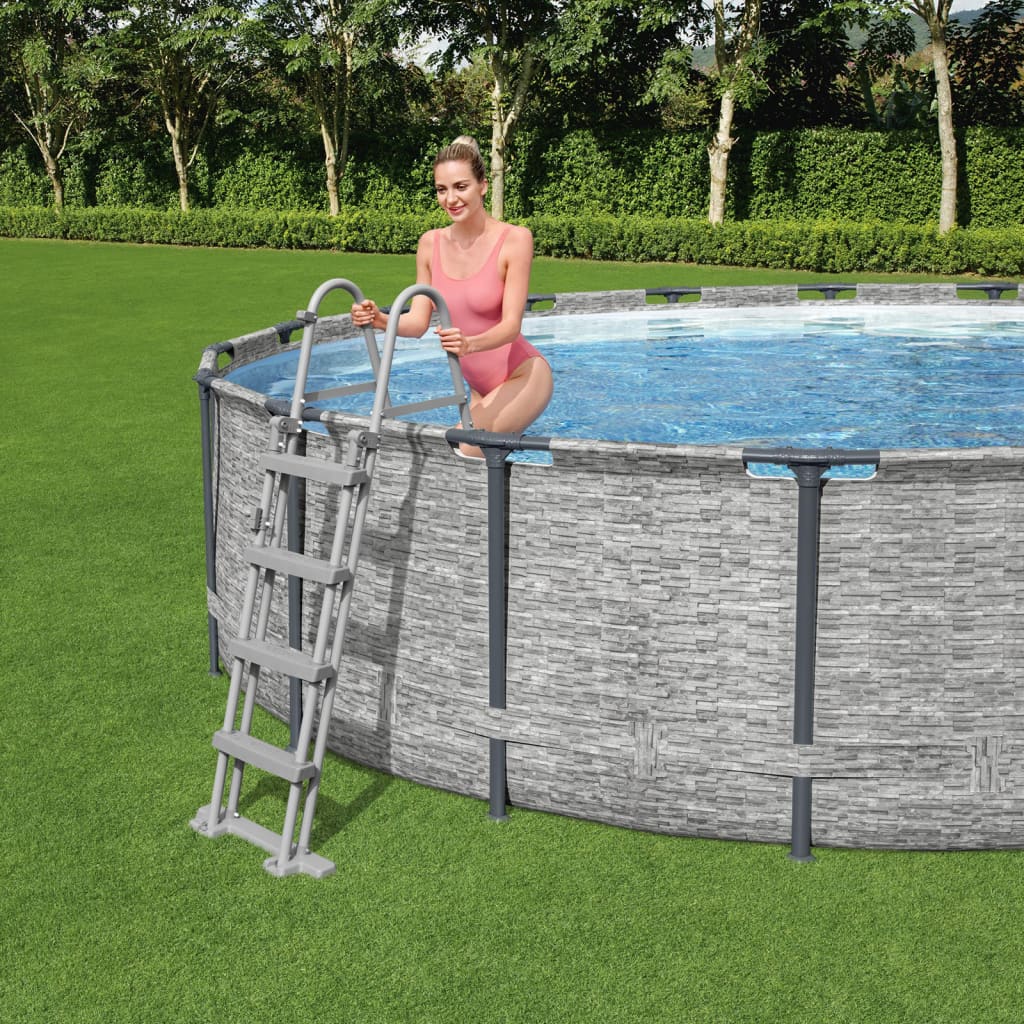 Scaletta di Sicurezza a 4 Gradini Flowclear 122 cm