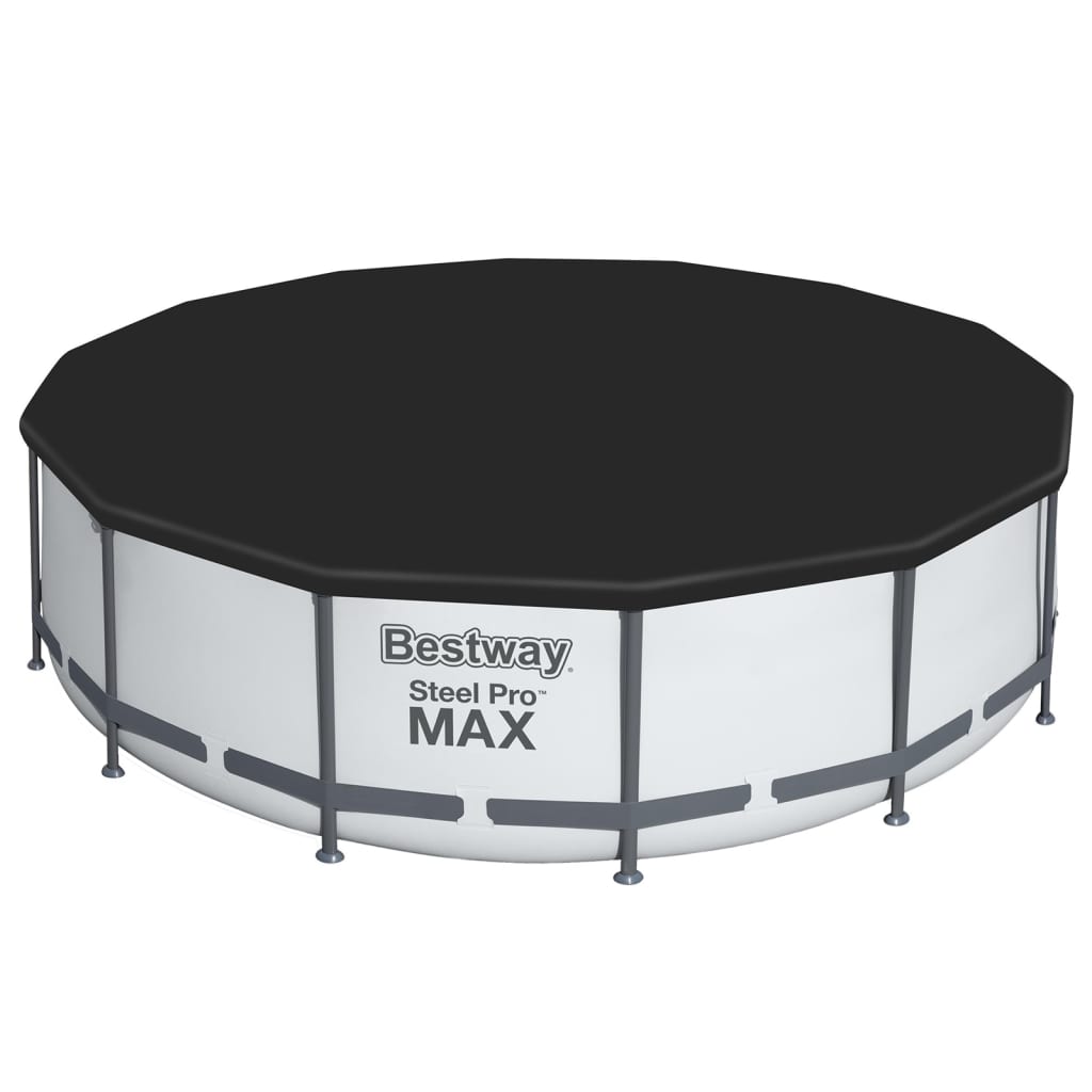Set Piscina Rotonda Steel Pro MAX 396x122 cm