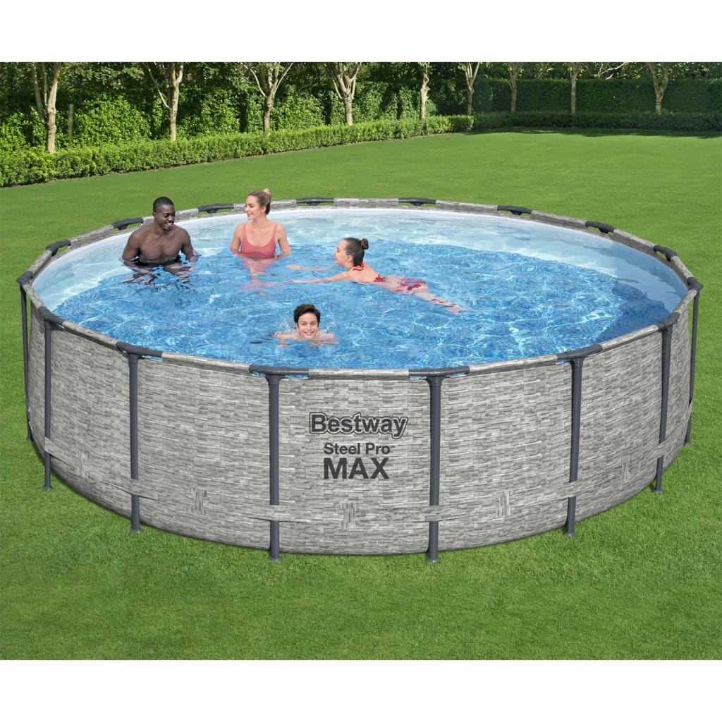 Piscina Rotonda Power Steel 488x122 cm