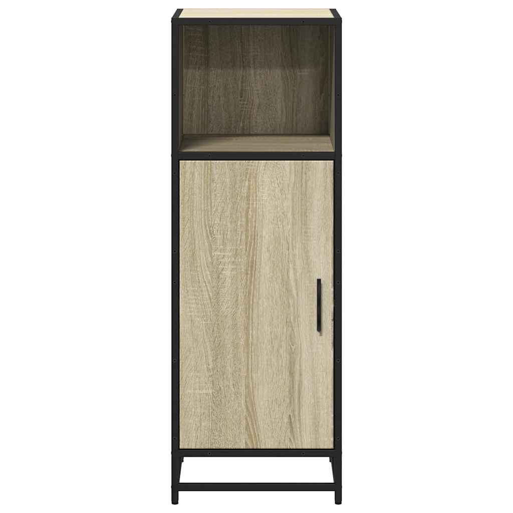 Armadietto Bagno Rovere Sonoma 35x37,5x100 cm Legno Multistrato