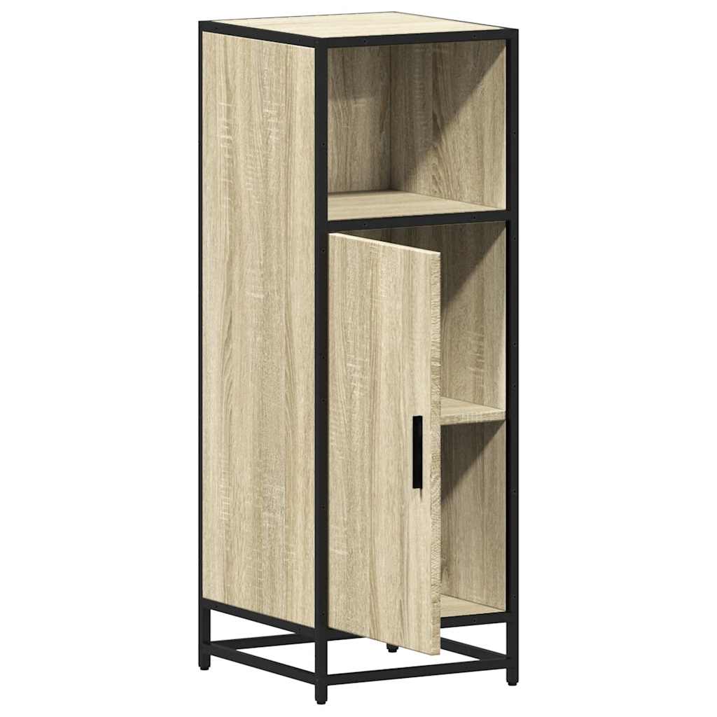 Armadietto Bagno Rovere Sonoma 35x37,5x100 cm Legno Multistrato