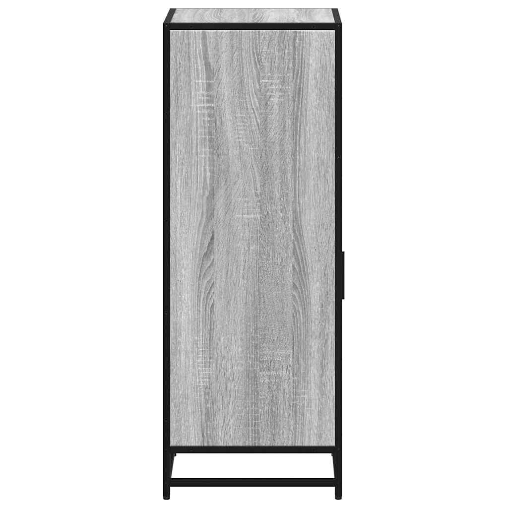 Armadietto Bagno Grigio Sonoma 35x37,5x100 cm Legno Multistrato
