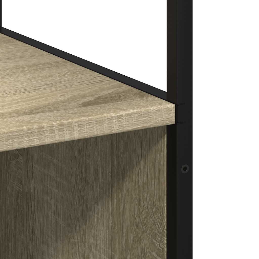 Armadietto Bagno Rovere Sonoma 35x37,5x166 cm Legno Multistrato