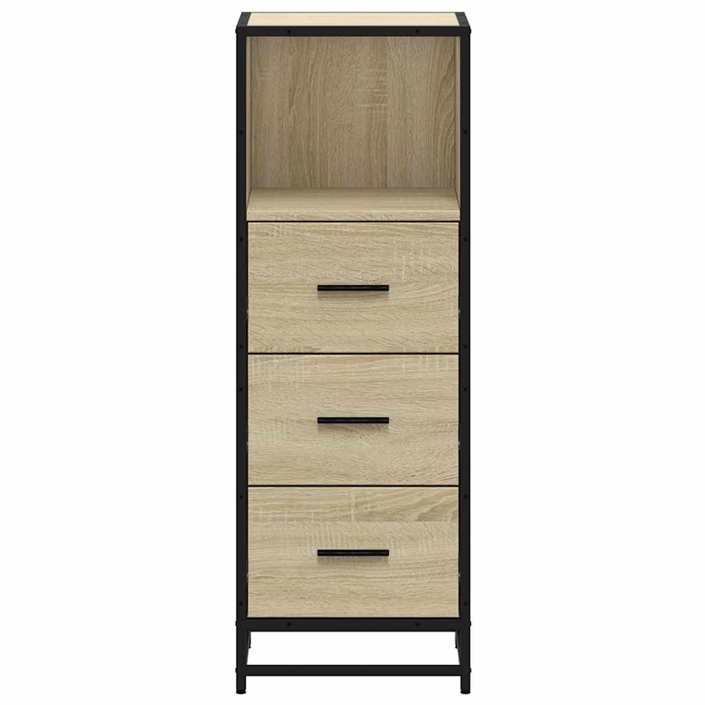 Armadietto Bagno Rovere Sonoma 35x37,5x100 cm Legno Multistrato