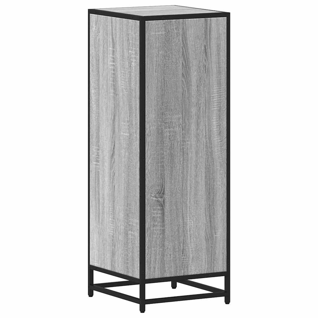 Armadietto Bagno Grigio Sonoma 35x37,5x100 cm Legno Multistrato