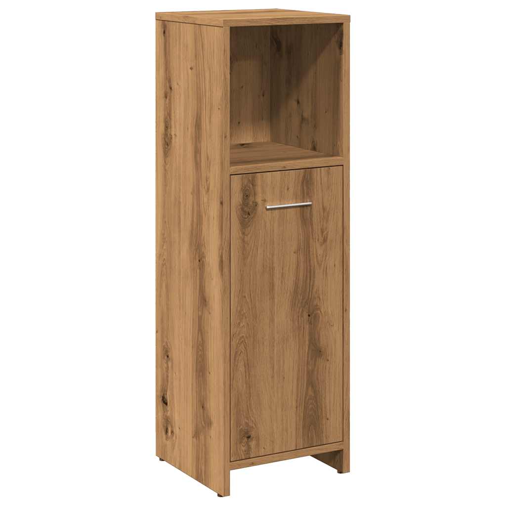 Armadietto Bagno Artigianale 30x30x95 cm in Legno Multistrato