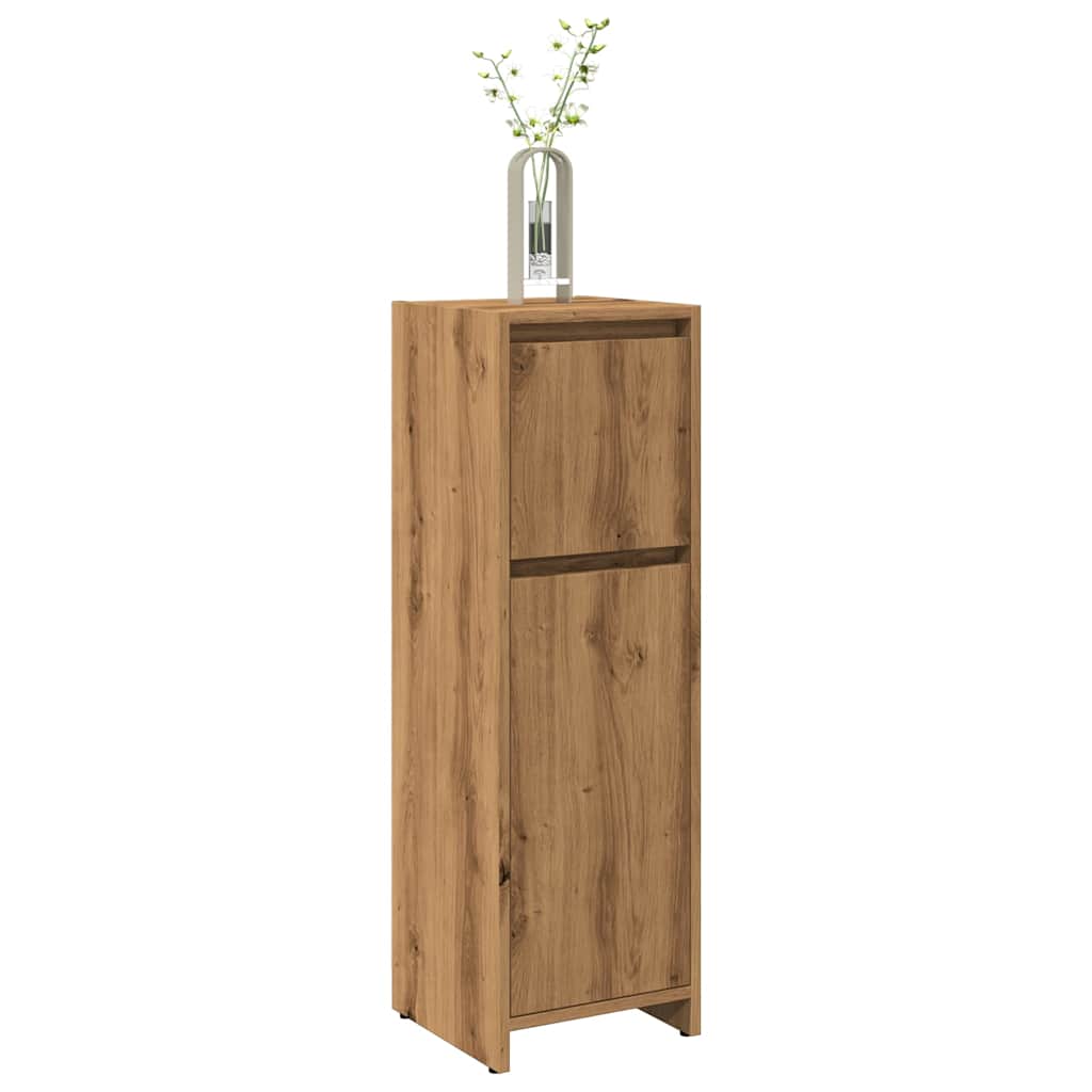 Armadietto Bagno Artigianale 30x30x95 cm in Legno Multistrato