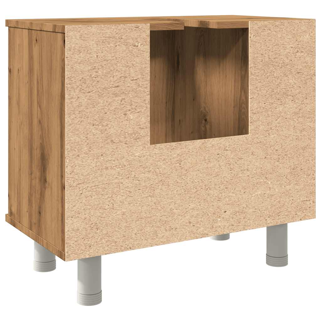 Armadietto Bagno Artigianale 60x32x53,5 cm Legno Multistrato