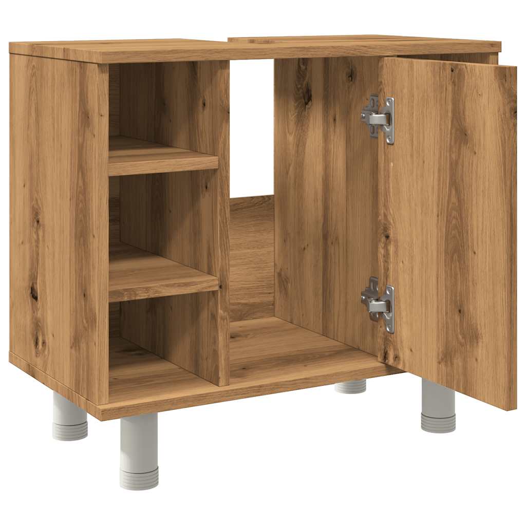 Armadietto Bagno Artigianale 60x32x53,5 cm Legno Multistrato