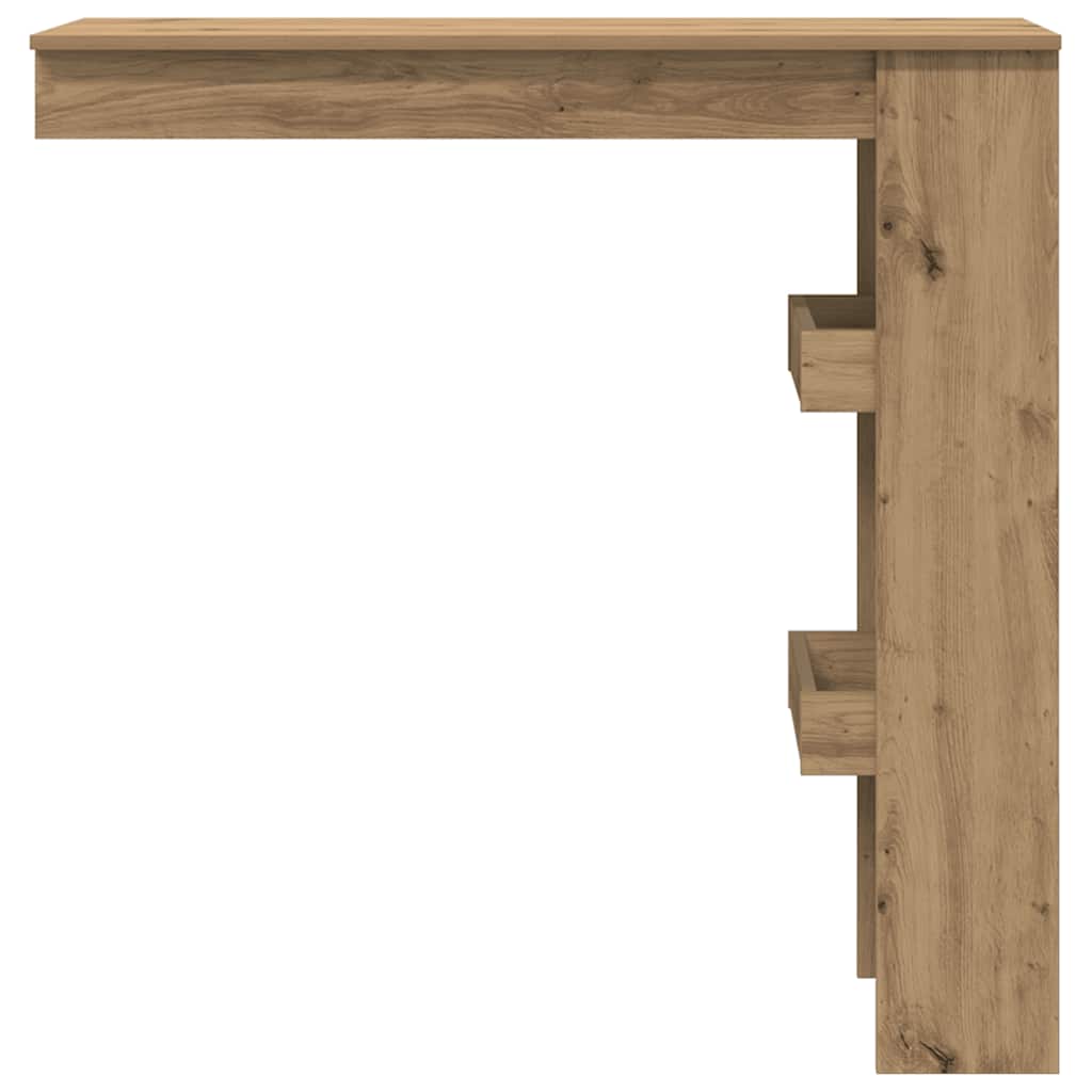 Bancone da Muro Rovere Artigianale Legno Multistrato
