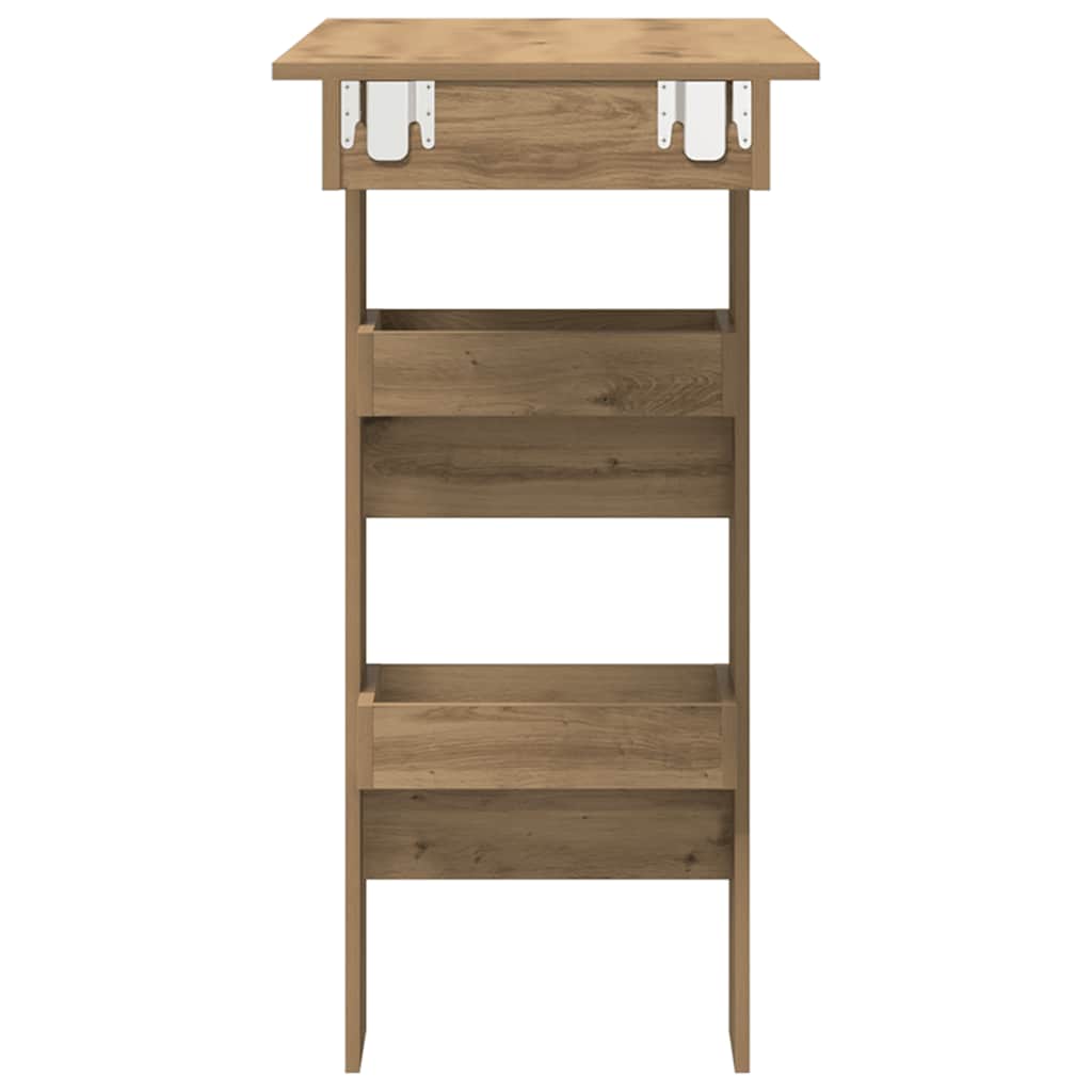 Bancone da Muro Rovere Artigianale Legno Multistrato