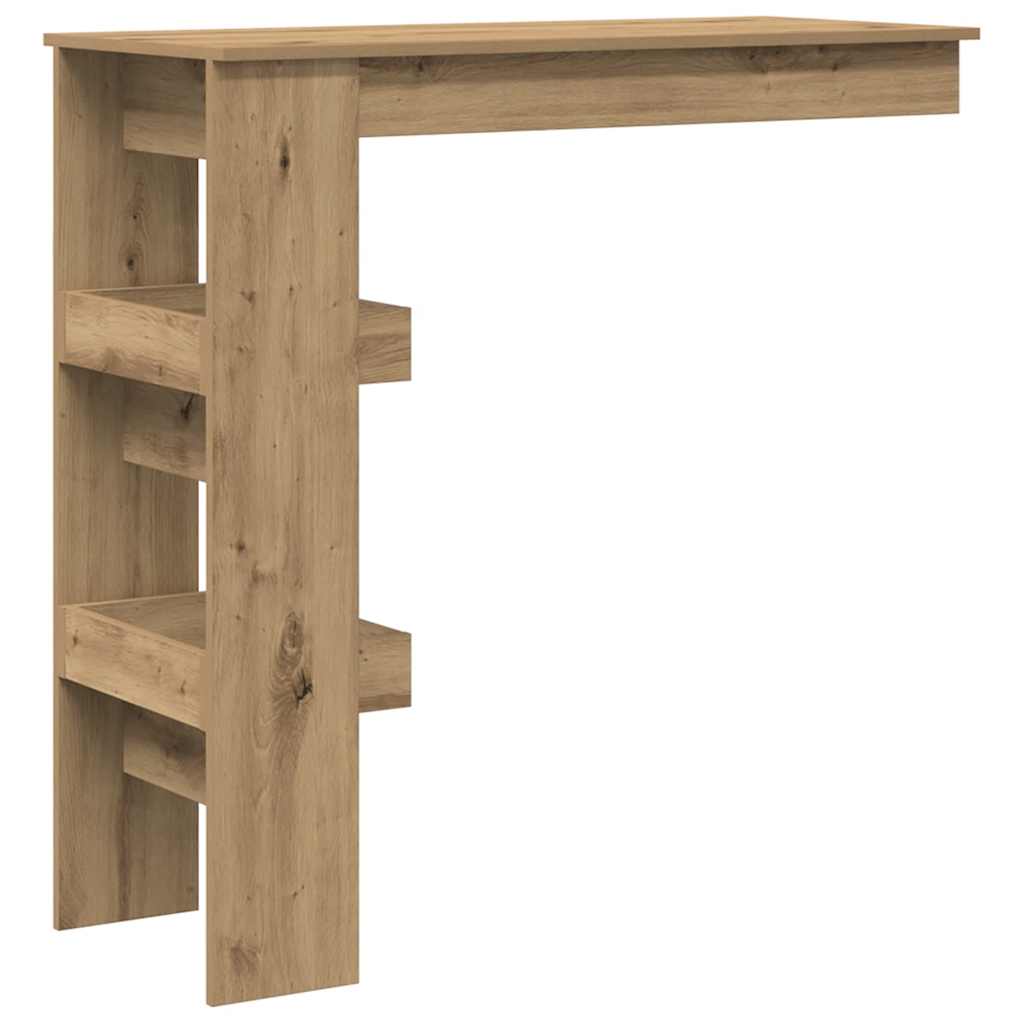 Bancone da Muro Rovere Artigianale Legno Multistrato