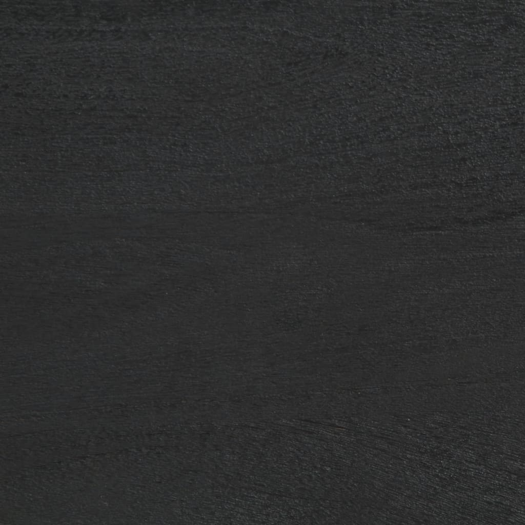 Specchio da Bagno Nero 50x70x2,5 cm Legno Multistrato e Ottone