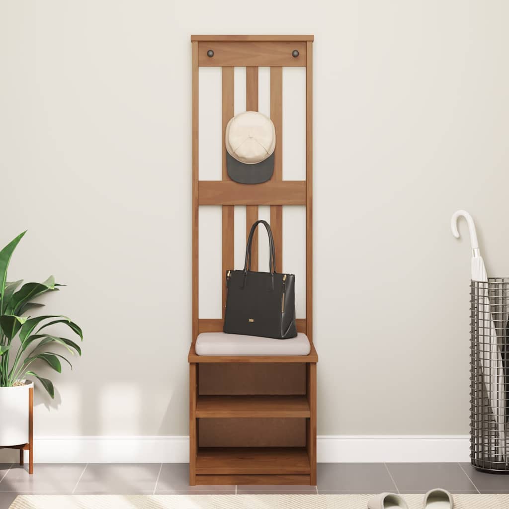 Albero da Ingresso SANDNES 45x40x159,5 cm in Legno di Pino